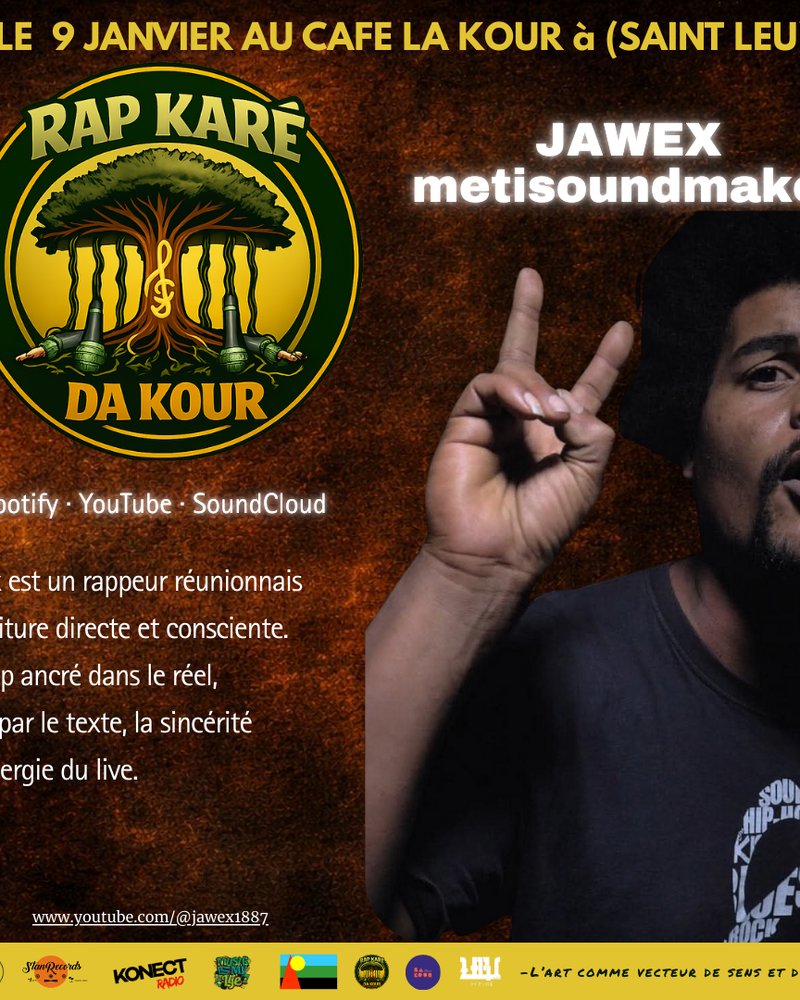 Carte promotionnelle — Jawex, RAP KARÉ DA KOUR