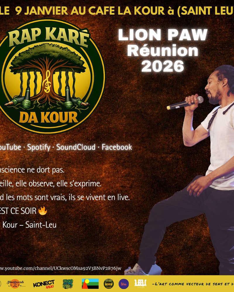 Carte promotionnelle — Lion Paw, RAP KARÉ DA KOUR