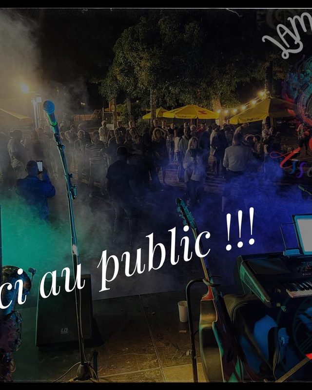 Remerciement au public après un concert