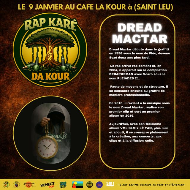 RAP KARÉ DA KOUR, Artiste, 1, Dread Mactar — bio
